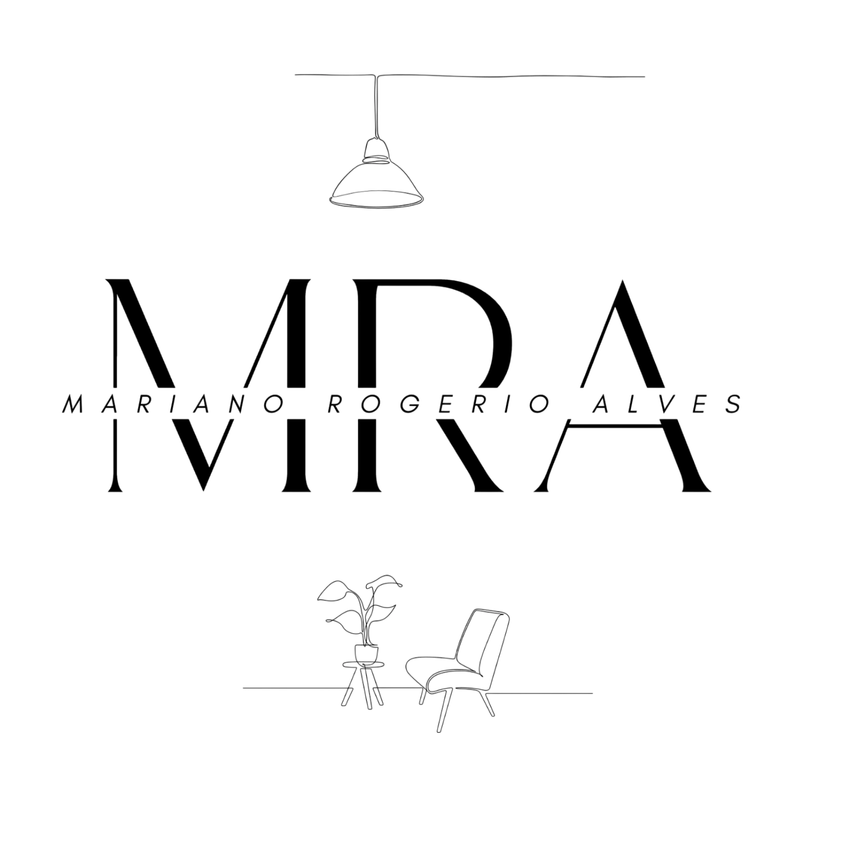 MRA logo and brand identity for Mariano Rogerio Alves